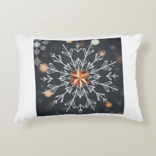 Rustic Star Glow Accent Pillow