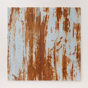 Rustic Steel: Grunge Wall Texture Jigsaw Puzzle