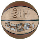 Rustic Stepdad Father's Day Photo Basketball