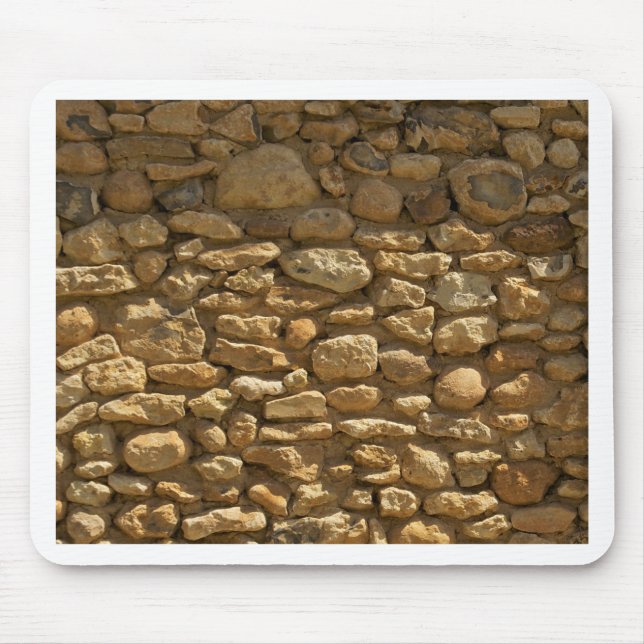 Rustic Stone Wall Mouse Pad (Front)