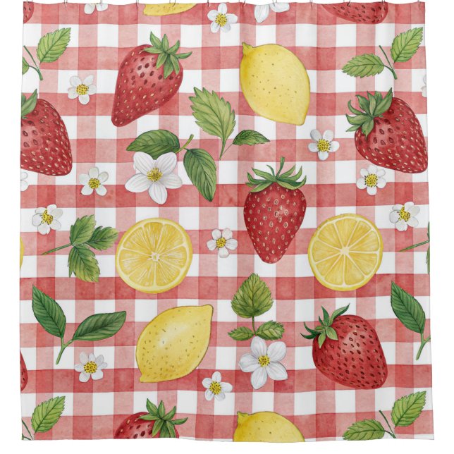 Rustic Strawberry & Citrus Earthy Pattern (6) (Front)