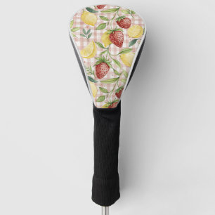Rustic Strawberry & Citrus Earthy Pattern (7) Golf Head Cover