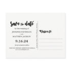 Rustic String Lights Flowers Wedding Save The Date
