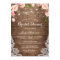 Rustic String Lights Lace Floral Bridal Shower