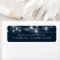 Rustic String Lights Wedding Return Address Labels