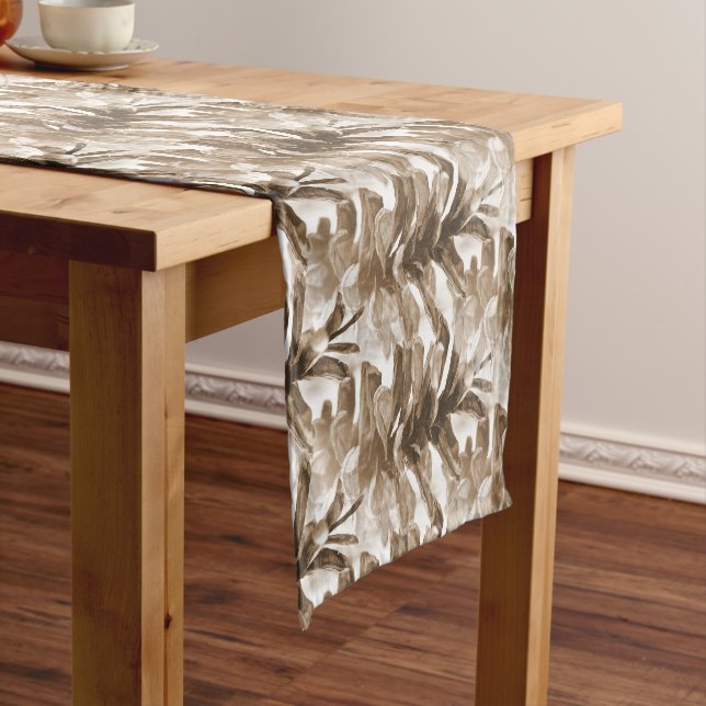 Rustic Style Pine Cone  Short Table Runner (In Situ)