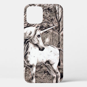 Rustic Style - Unicorn iPhone 12 Pro Case