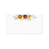 Rustic Sunflower Bloom | Blank