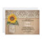 rustic sunflower mason jar bridal shower