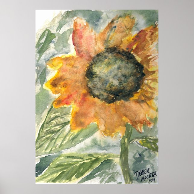 rustic sunflower poster (Front)