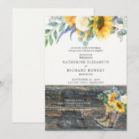 Rustic Sunflower Redneck Wood 