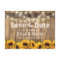Rustic Sunflower & String Lights Save the Date