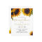 Rustic sunflowers wedding BUDGET rehearsal dinner