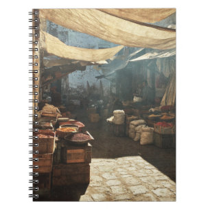 Rustic Sunlit Spice Market Notebook