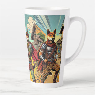 Rustic Superdog Latte Mug: The Indie Hero Latte Mug