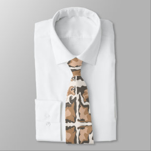 Rustic Symmetrical Shapes Tie