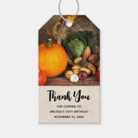 Rustic Table Bountiful Harvest Birthday