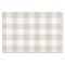 Rustic Tan and White Buffalo Check Pattern