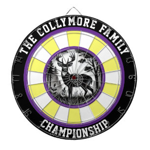 Rustic Target Deer Forest Art Dartboard