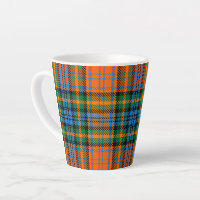 Rustic Tartan Murray Plaid Orange Blue Check