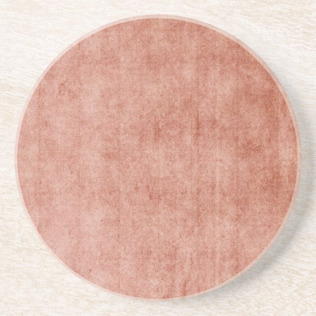 Rustic Terra Cotta Coaster (Front)