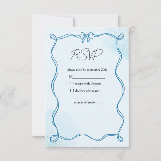 Rustic Terracotta Floral Wedding RSVP Card