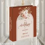 Rustic Terracotta Pampas Sage Boho Arch Memory  Binder<br><div class="desc">✅ For matching items search 205W in my collections ✅ Preserve your most cherished memories with this boho terracotta wedding ring binder and memory album, designed with watercolor florals in terracotta, copper, burnt orange, rust, and dusty orange tones. Featuring soft pampas grass, muted sage greenery, and a chic boho arch,...</div>