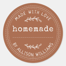 Rustic Terracotta Personalized Homemade