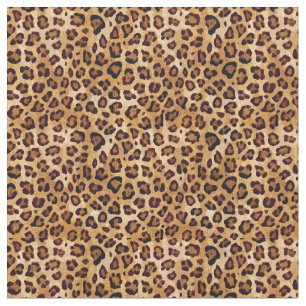 Rustic Texture Leopard Print Fabric