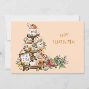 Rustic Thanksgiving Card