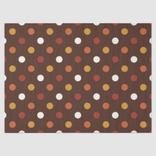 Rustic Thanksgiving Holiday Fall Autumn Colourful Tissue Paper