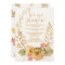 Rustic Thanksgiving Invitation Fall Invite