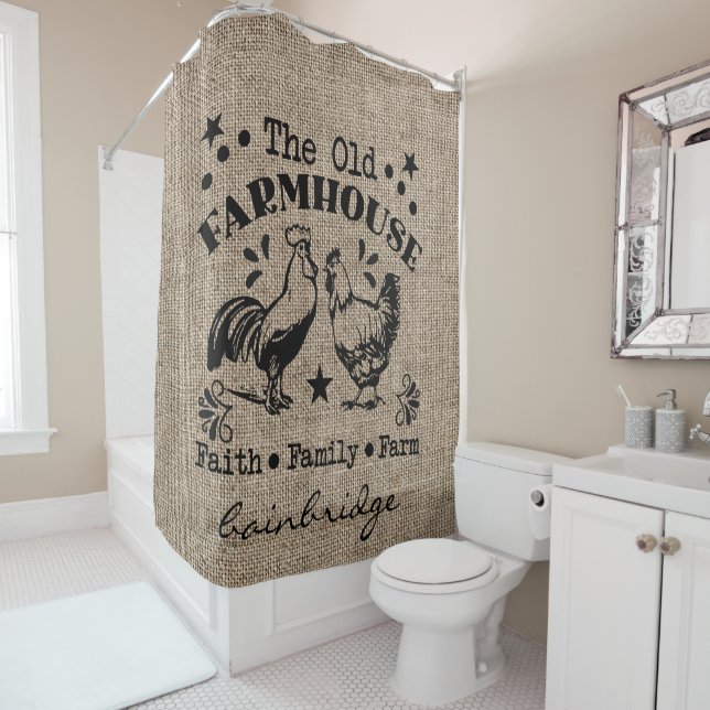 Rustic The Old  Farmhouse Personalized (In Situ)