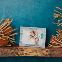 Rustic Tin Silo We Love You Personalized Name