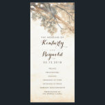 Rustic Tree Branches Outdoor Wedding Programs<br><div class="desc">Tree branches country wedding programs</div>