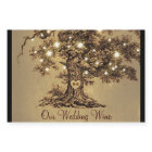 Rustic Tree String Lights Vintage Wedding