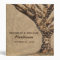 Rustic Tree Wedding Album with String Lights