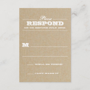 Rustic Trophy White Response