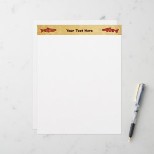 Rustic Trout Letterhead