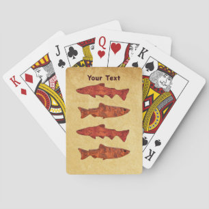 Rustic Trout Playing Cards