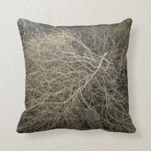 Rustic Tumbleweed Throw Pillow
