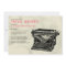 Rustic Typewriter Keys Bridal Shower Invitations