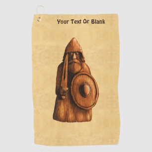 Rustic Viking Golf Towel