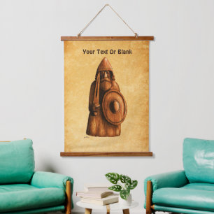 Rustic Viking Hanging Tapestry