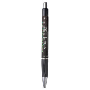 Rustic Vine & Lights Wedding Guest Book Pen