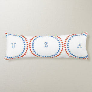 Rustic/vintage 4th of July Body Pillow