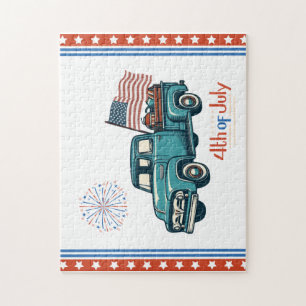 Rustic/vintage 4th of July Jigsaw Puzzle