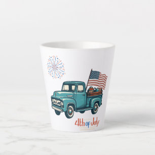 Rustic/vintage 4th of July  Latte Mug