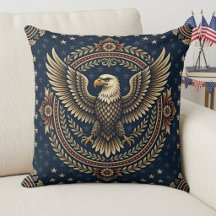 Rustic Vintage American Patriotic Bald Eagle Decor