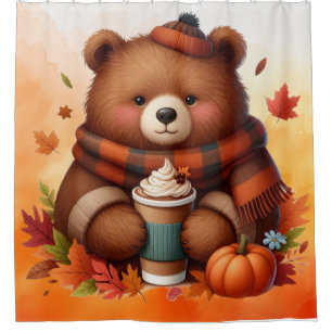 Rustic/vintage autumn bear